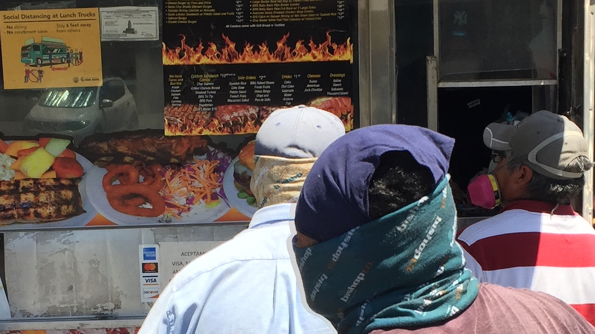 Early Pandemic Oldie But Goodie Photo: Mask 'em if you got 'em!